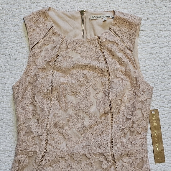 Rachel Roy Blush Lace Dress NWT - Picture 4 of 13